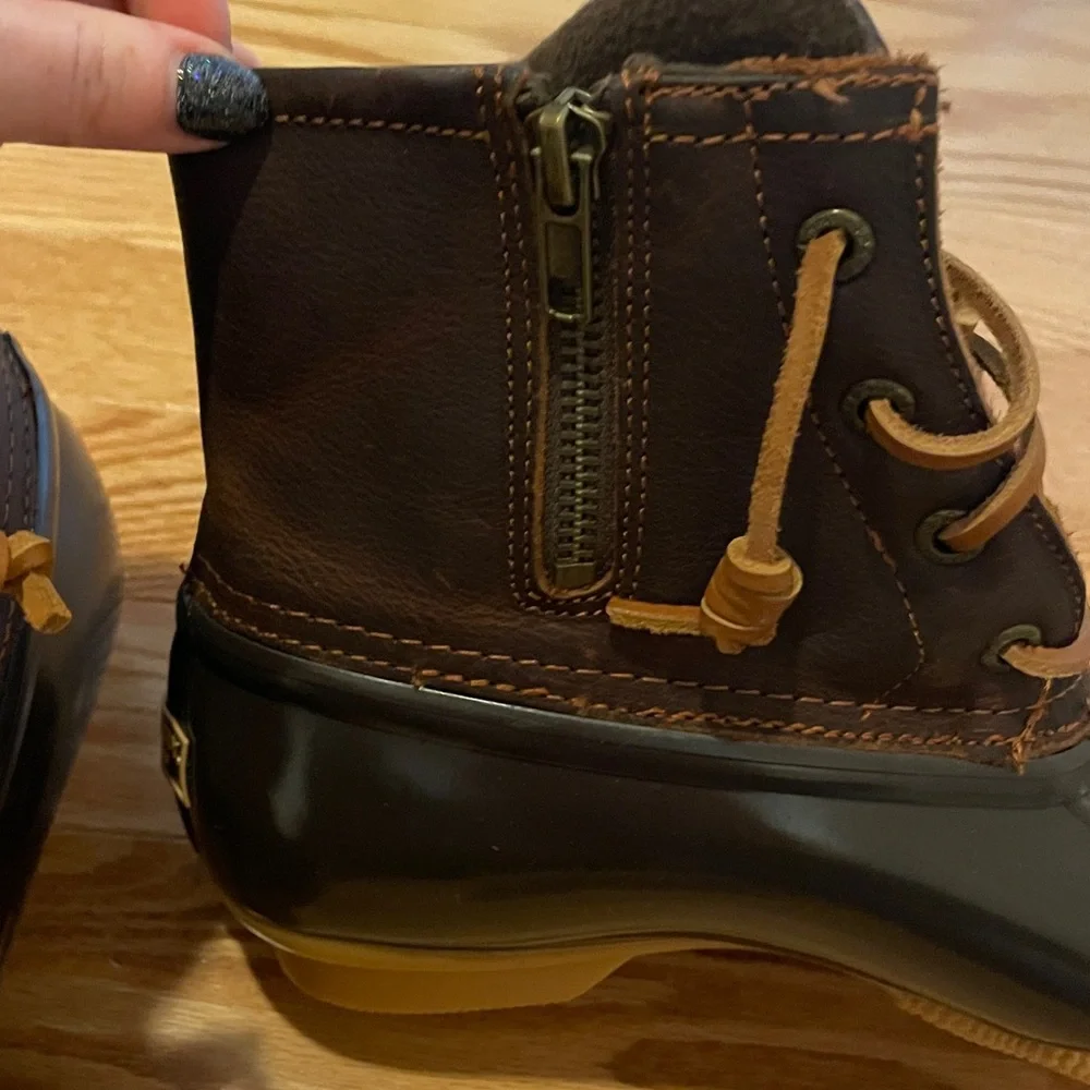 Sperry Waterproof Rubber Saltwater Duck Boots
